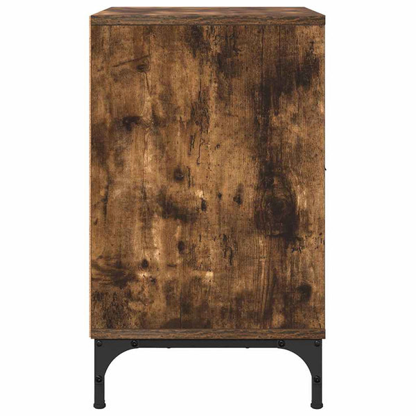 vidaXL Nightstand Smoked Oak 49 x 36 x 61 cm Engineered Wood