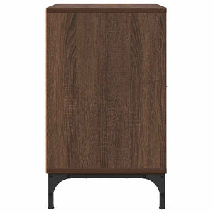 vidaXL Bedside Cabinet Brown Oak Look 49 x 36 x 61 cm Engineered Wood