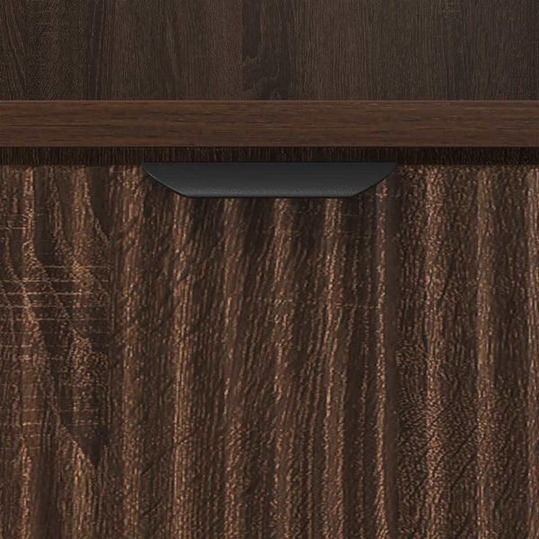 vidaXL Nightstands 2 pcs Brown Oak Look 49 x 36 x 61 cm