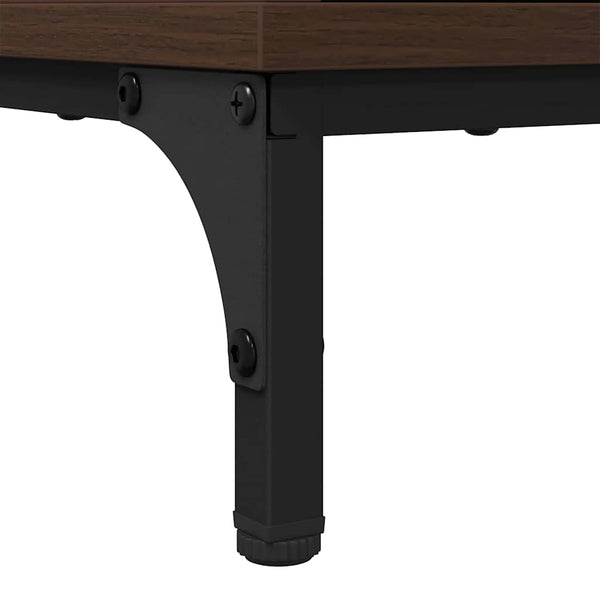 vidaXL Nightstands 2 pcs Brown Oak Look 49 x 36 x 61 cm