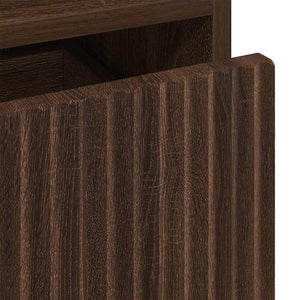 vidaXL Nightstands 2 pcs Brown Oak Look 49 x 36 x 61 cm