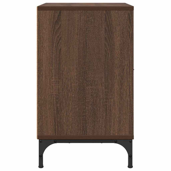 vidaXL Nightstands 2 pcs Brown Oak Look 49 x 36 x 61 cm