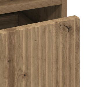 vidaXL Nightstand Artisan Oak 49 x 36 x 61 cm Engineered Wood