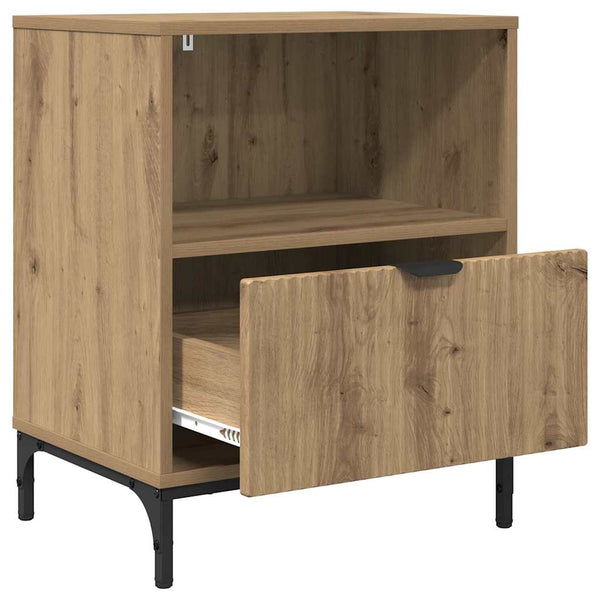 vidaXL Nightstand Artisan Oak 49 x 36 x 61 cm Engineered Wood