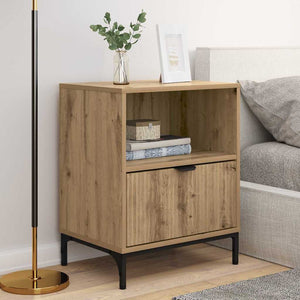 vidaXL Nightstand 2 pcs Artisan Oak 49 x 36 x 61 cm Engineered Wood