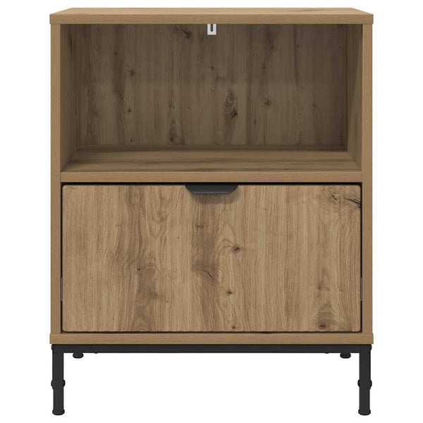 vidaXL Nightstand 2 pcs Artisan Oak 49 x 36 x 61 cm Engineered Wood