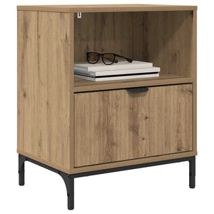 vidaXL Nightstand 2 pcs Artisan Oak 49 x 36 x 61 cm Engineered Wood