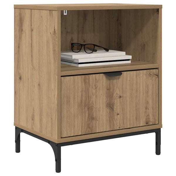 vidaXL Nightstand 2 pcs Artisan Oak 49 x 36 x 61 cm Engineered Wood