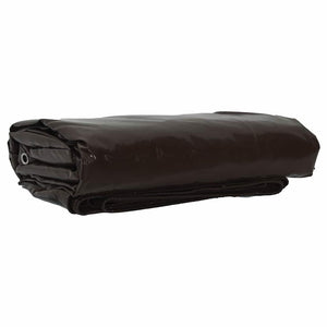 Braun Plane 650g/m² - 1,5x2,5m PVC-beschichtet
