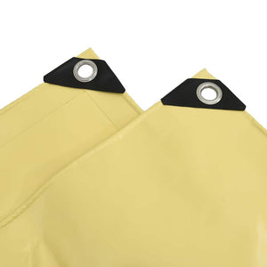 vidaXL Tarp 650g/m² Beige 4 x 7 m Canvas with PVC Coating