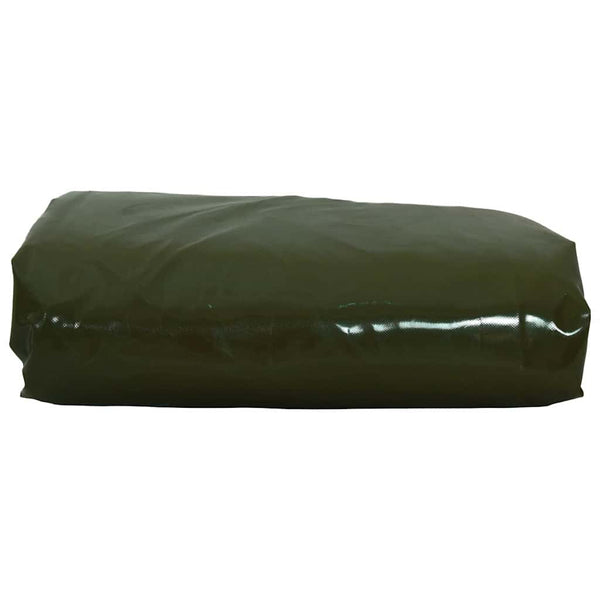 vidaXL Tarp 650g / m² Olive Green 4 x 8 m Canvas with PVC Coating