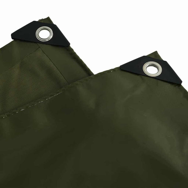 vidaXL Tarp 650g/m² Olive Green 1.5 x 20 m Canvas with PVC Coating