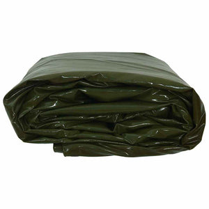vidaXL Tarpaulin 650g / m² Olive Green 5 x 8 m Canvas with PVC Coating