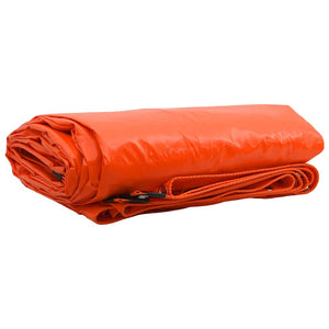 vidaXL Tarpaulin 650g/m² Orange 3.5 x 5 m PVC-Coated Canvas