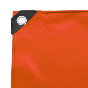 vidaXL Tarpaulin 650g/m² Orange 6 x 8 m Canvas with PVC Coating
