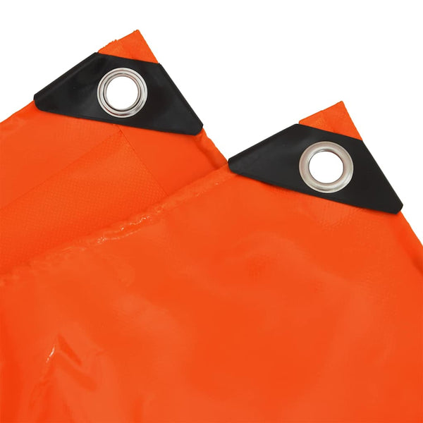 Orange PVC-Plane 2,5 x 4,5 m, 650g/m²