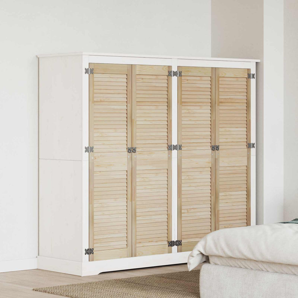vidaXL Cabinet Door with Door 4 pcs Natural 140.5 x 2.1 x 39.5 cm
