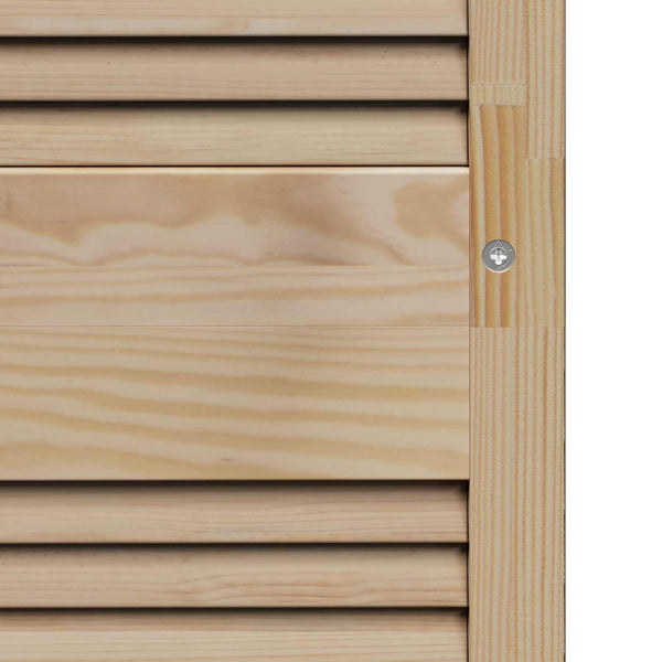 vidaXL Cabinet Doors with Door 4 pcs Natural 140.5 x 2.1 x 59.5 cm