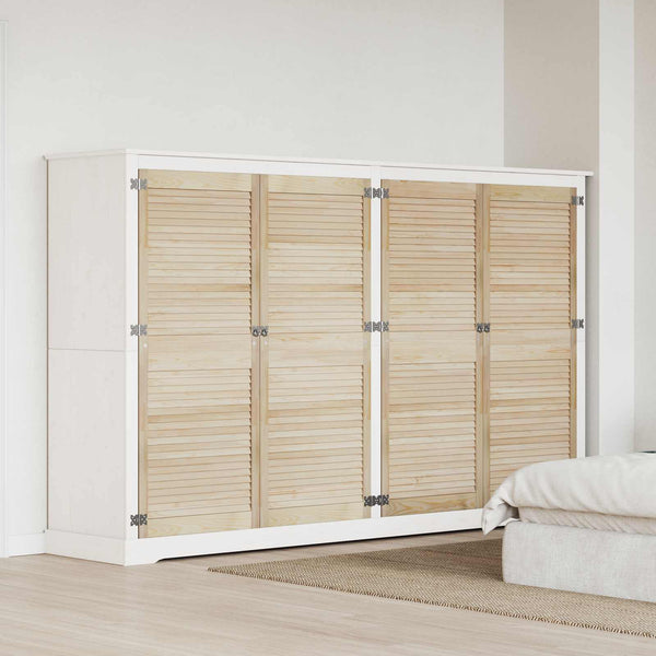 vidaXL Cabinet Doors with Door 4 pcs Natural 140.5 x 2.1 x 59.5 cm