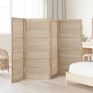 vidaXL Cabinet Doors with Door 4 pcs Natural 140.5 x 2.1 x 59.5 cm