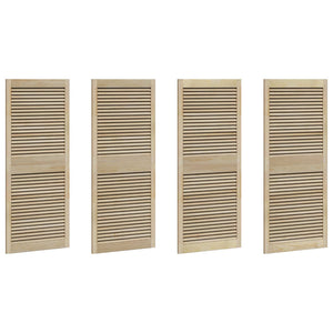 vidaXL Cabinet Doors with Door 4 pcs Natural 140.5 x 2.1 x 59.5 cm
