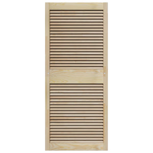 vidaXL Cabinet Doors with Door 4 pcs Natural 140.5 x 2.1 x 59.5 cm