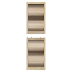 vidaXL Cabinet Door 4 pcs Natural 170 x 2.1 x 49.5 cm Solid Pine Wood