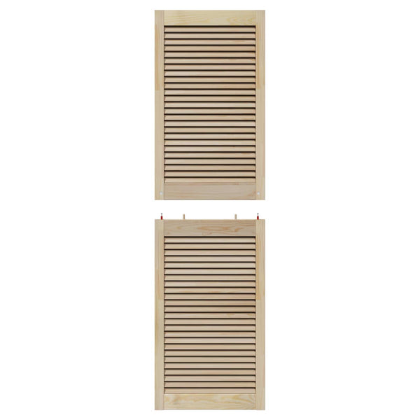 vidaXL Cabinet Door 4 pcs Natural 170 x 2.1 x 49.5 cm Solid Pine Wood