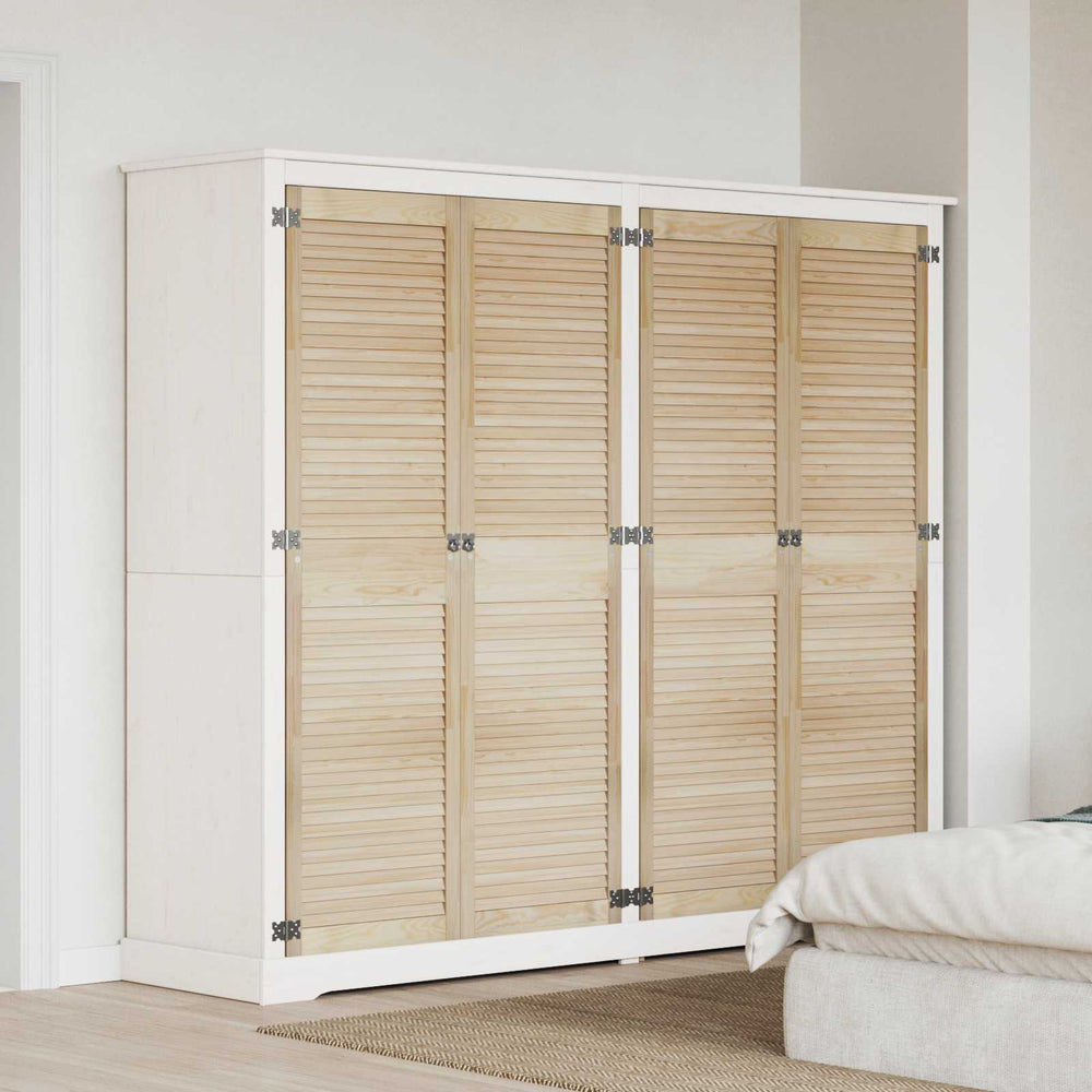 vidaXL Cabinet Door 4 pcs Natural 170 x 2.1 x 49.5 cm Solid Pine Wood