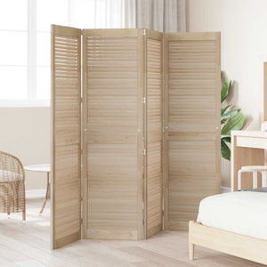 vidaXL Cabinet Door 4 pcs Natural 170 x 2.1 x 49.5 cm Solid Pine Wood