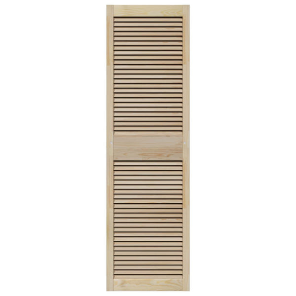 vidaXL Cabinet Door 4 pcs Natural 170 x 2.1 x 49.5 cm Solid Pine Wood