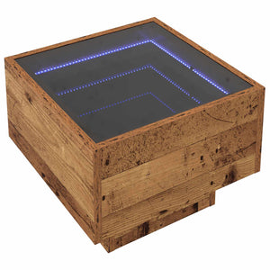 vidaXL Coffee Table Reclaimed Wood 40 x 40 x 30 cm Engineered Wood