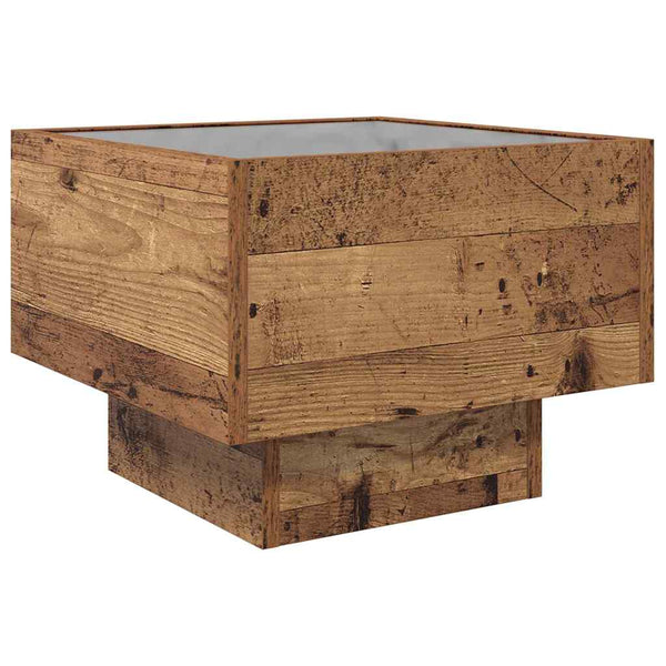 vidaXL Coffee Table Reclaimed Wood 40 x 40 x 30 cm Engineered Wood