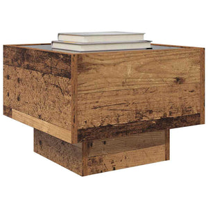 vidaXL Coffee Table Reclaimed Wood 40 x 40 x 30 cm Engineered Wood