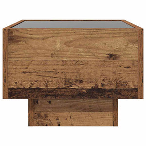 vidaXL Coffee Table Reclaimed Wood 40 x 40 x 30 cm Engineered Wood