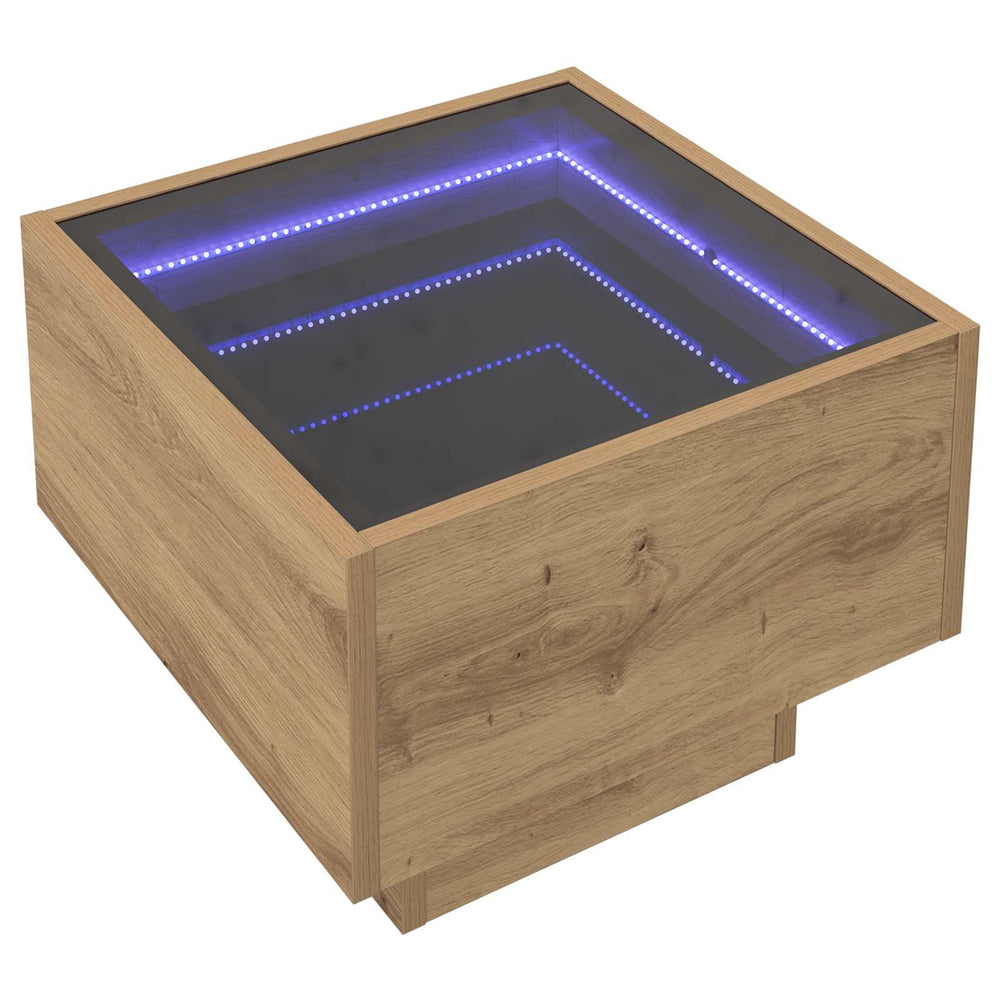vidaXL Coffee Table Artisan Oak 40 x 40 x 30 cm Engineered Wood