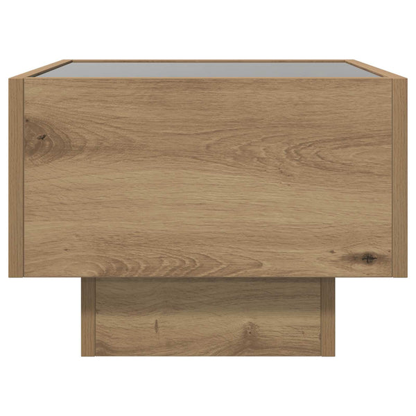 vidaXL Coffee Table Artisan Oak 40 x 40 x 30 cm Engineered Wood