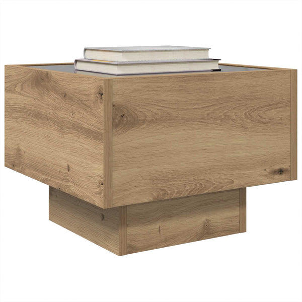 vidaXL Coffee Table Artisan Oak 40 x 40 x 30 cm Engineered Wood