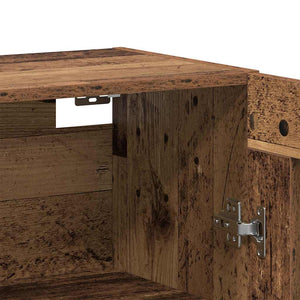 vidaXL Wall-Mounted Cabinets 2 pcs Reclaimed Wood 69.5 x 34 x 90 cm