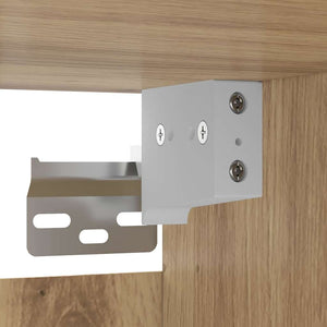 vidaXL Wall-Mounted Cabinets 2 pcs Artisan Oak and Black