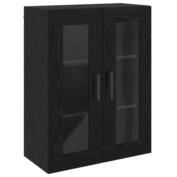 vidaXL Wall-Mounted Cabinets 2 pcs Black Oak Look