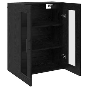 vidaXL Wall-Mounted Cabinets 2 pcs Black Oak Look