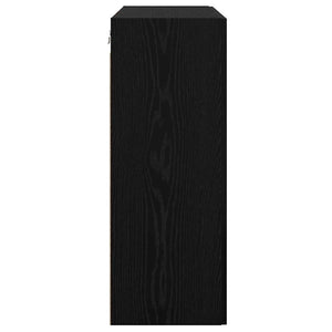 vidaXL Wall-Mounted Cabinets 2 pcs Black Oak Look