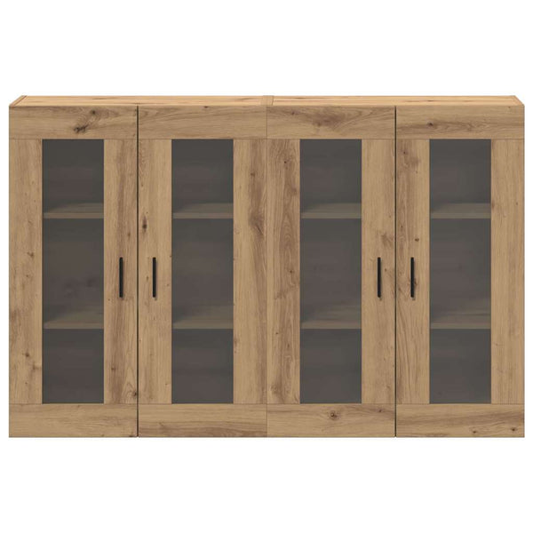 vidaXL Wall-Mounted Cabinets 2 pcs Artisan Oak 69.5x34x90 cm