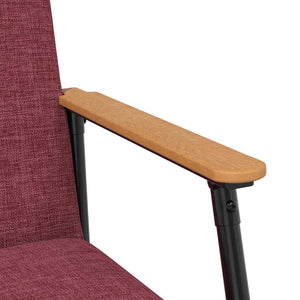 Weinroter Stoff Sessel