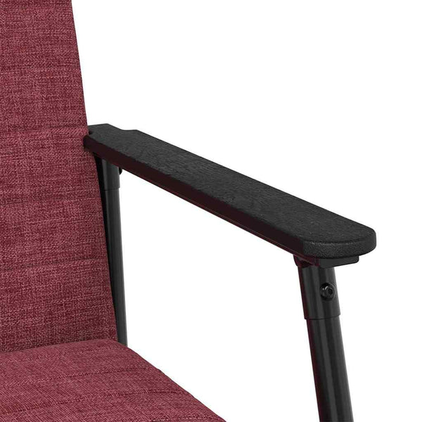 Sessel Weinrot Stoff 59x75x78cm