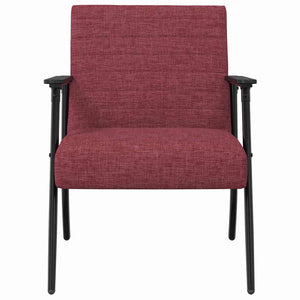 Sessel Weinrot Stoff 59x75x78cm