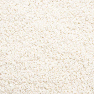 Sessel Creme Wollähnlicher Stoff