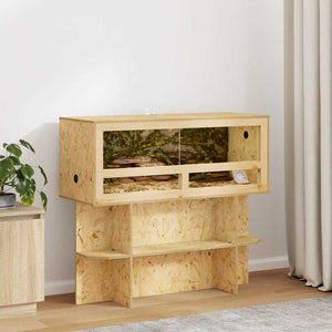 vidaXL Terrarium Brown 100 x 40 x 40 cm OSB