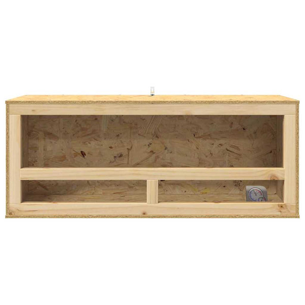 vidaXL Terrarium Brown 100 x 40 x 40 cm OSB